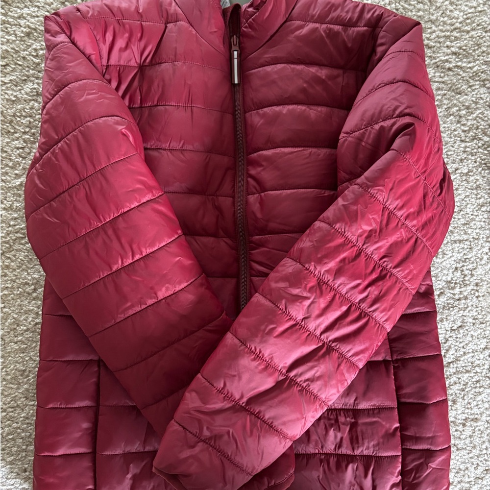 Brand New - Mens or Womens Burgundy Puffer Jacket
